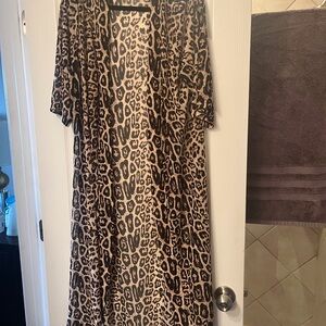 Crazy Train Leopard Patterned Wrap